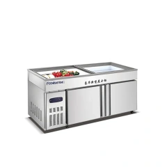 Commercial Stainless Steel Refrigerated Cabinet Workbench