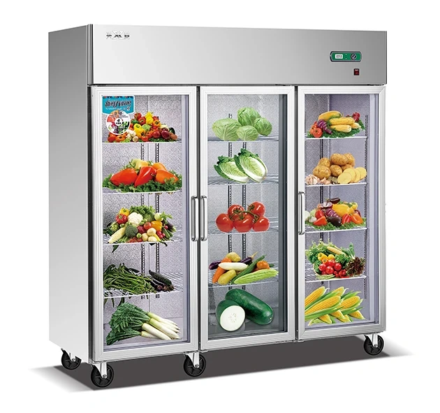 Open use Refrigerated Display Beverage Vegetable Fruit Fridge