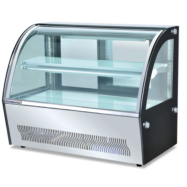 Arc Stainless Steel Refrigerated Cake Display showcase Cabinet