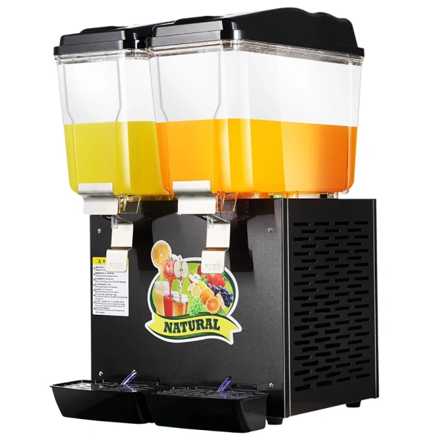 Foodsense Electric 16L*2 Fruit Juice Dispenser Machine Slushie Machine