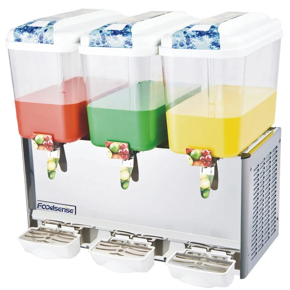 2024 High Quality  Electric16L*4 Fruit Juice Dispenser Machine
