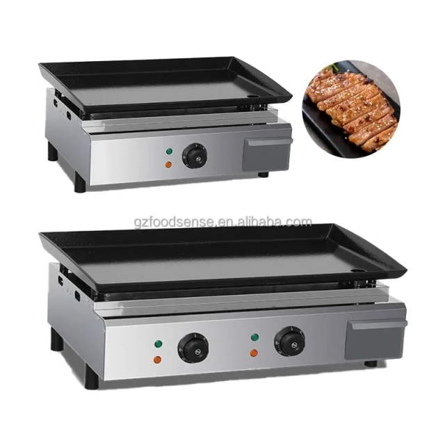 Commercial 1/2 Burners Electric Griddle Non-Stick