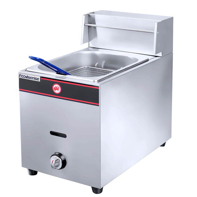 Commercial Electric Chicken Deep Fryer Machine 1-tank 1-basket