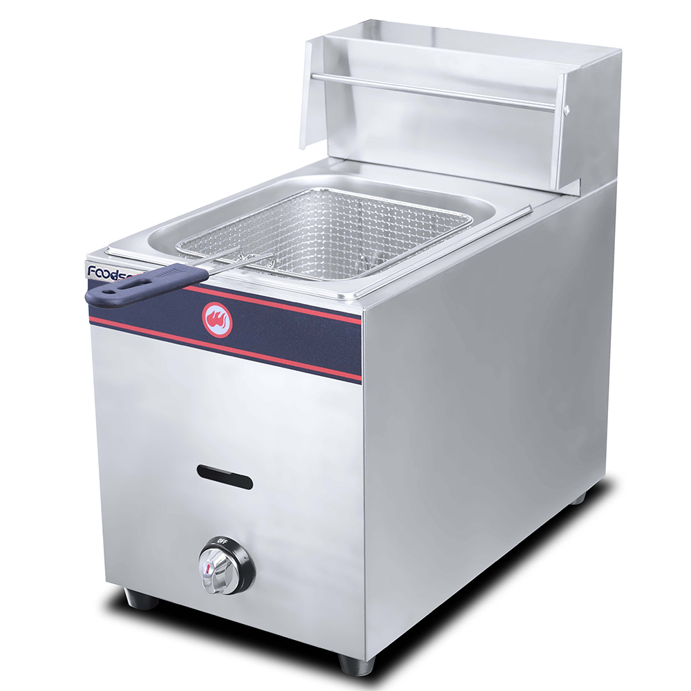 Commercial Electric Chicken Deep Fryer Machine 1-tank 1-basket