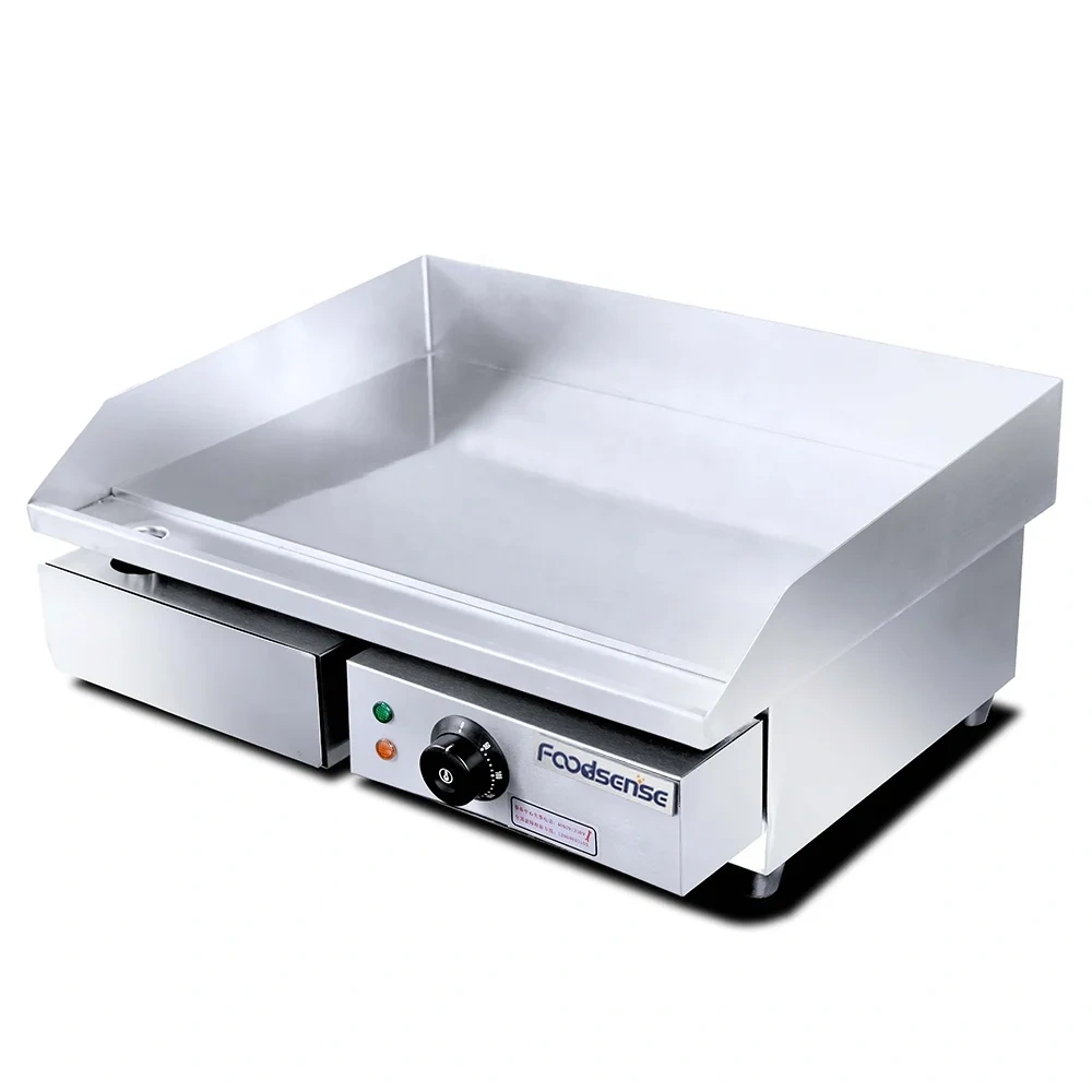 Restaurant Kitchen Equipment Stainless Steel electric Mini Griddle