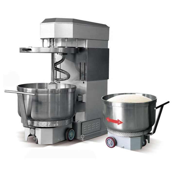 Industrial Heavy Duty 125KG 320L Bread Cake Spiral Mixer Removable