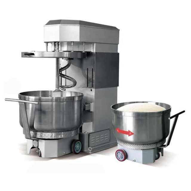 Industrial Heavy Duty 125KG 320L Bread Cake Spiral Mixer Removable