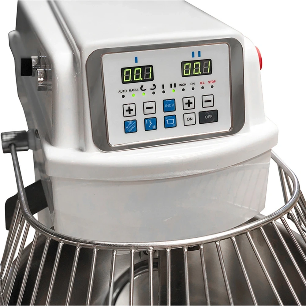 Commercial Bakery 25KG Flour Mixing Machine Spiral Mixer 80L Capicity