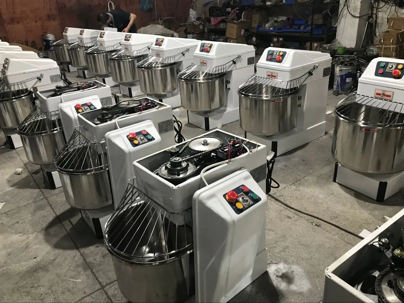 High Quality Food  Horizontal Ribbon Speed Head Lifted Mixers 60L