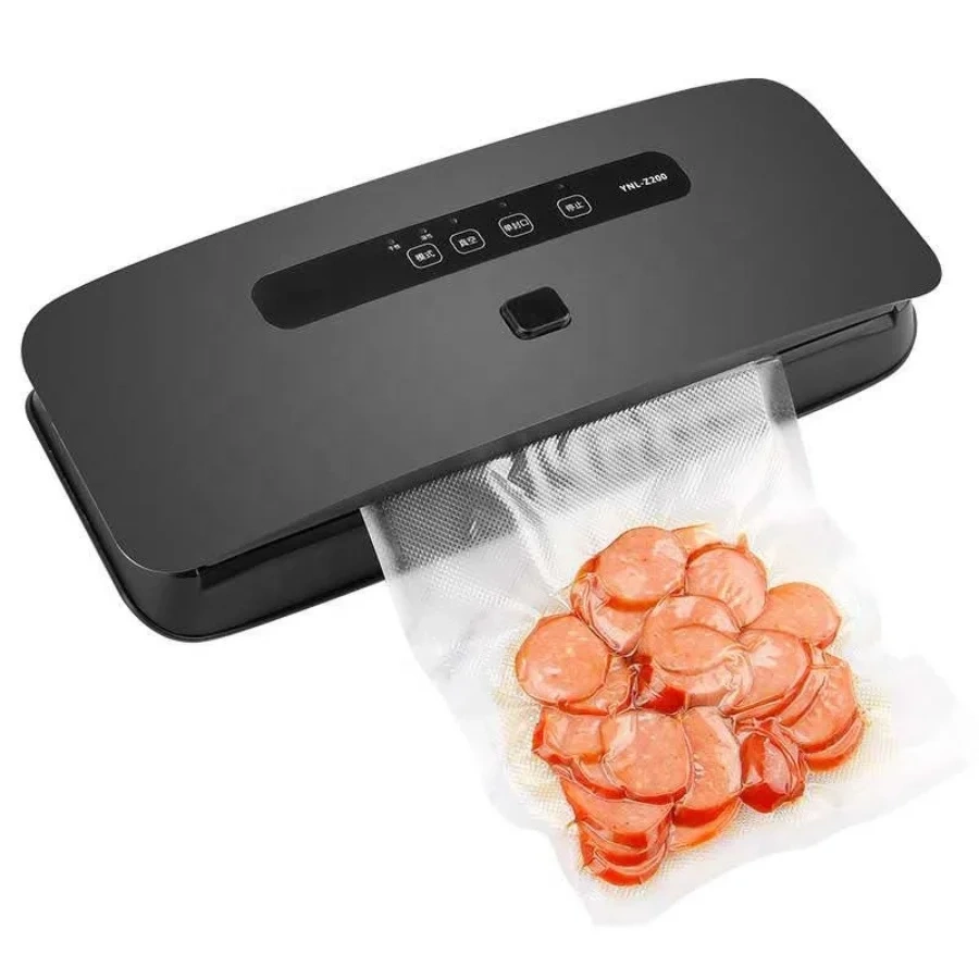 Portable Mini Household Black Plastic Electric Food Vacuum Sealer