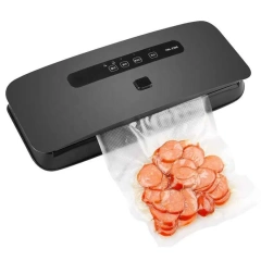 Portable Mini Household Black Plastic Electric Food Vacuum Sealer