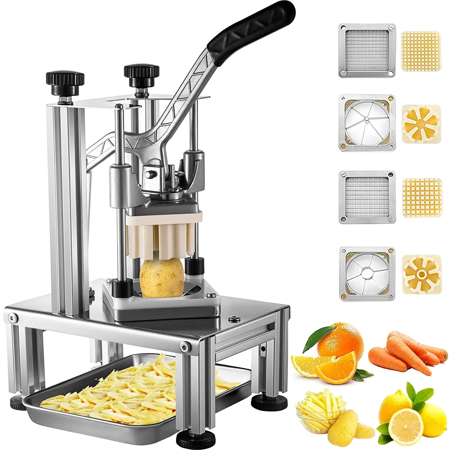French Fries Cutter Vegetable Fruit Slicer Potato Chopper Machine