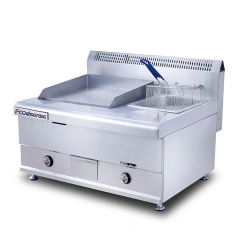 Multi-fuction Equipment 2-in-1 Griddle and Deep Fryer Machine