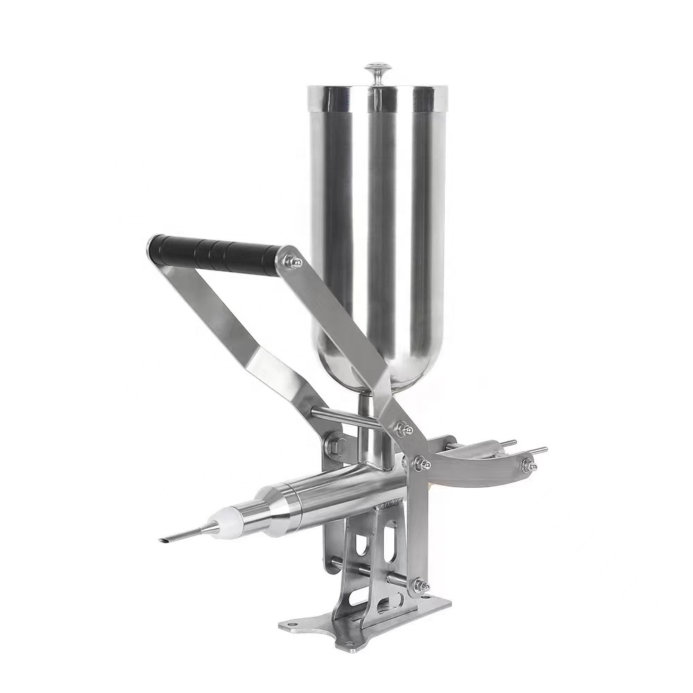 5L Manual Jam Cream Injection Machine Sausage Filler Full SS304
