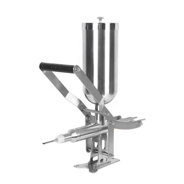 5L Manual Jam Cream Injection Machine Sausage Filler Full SS304