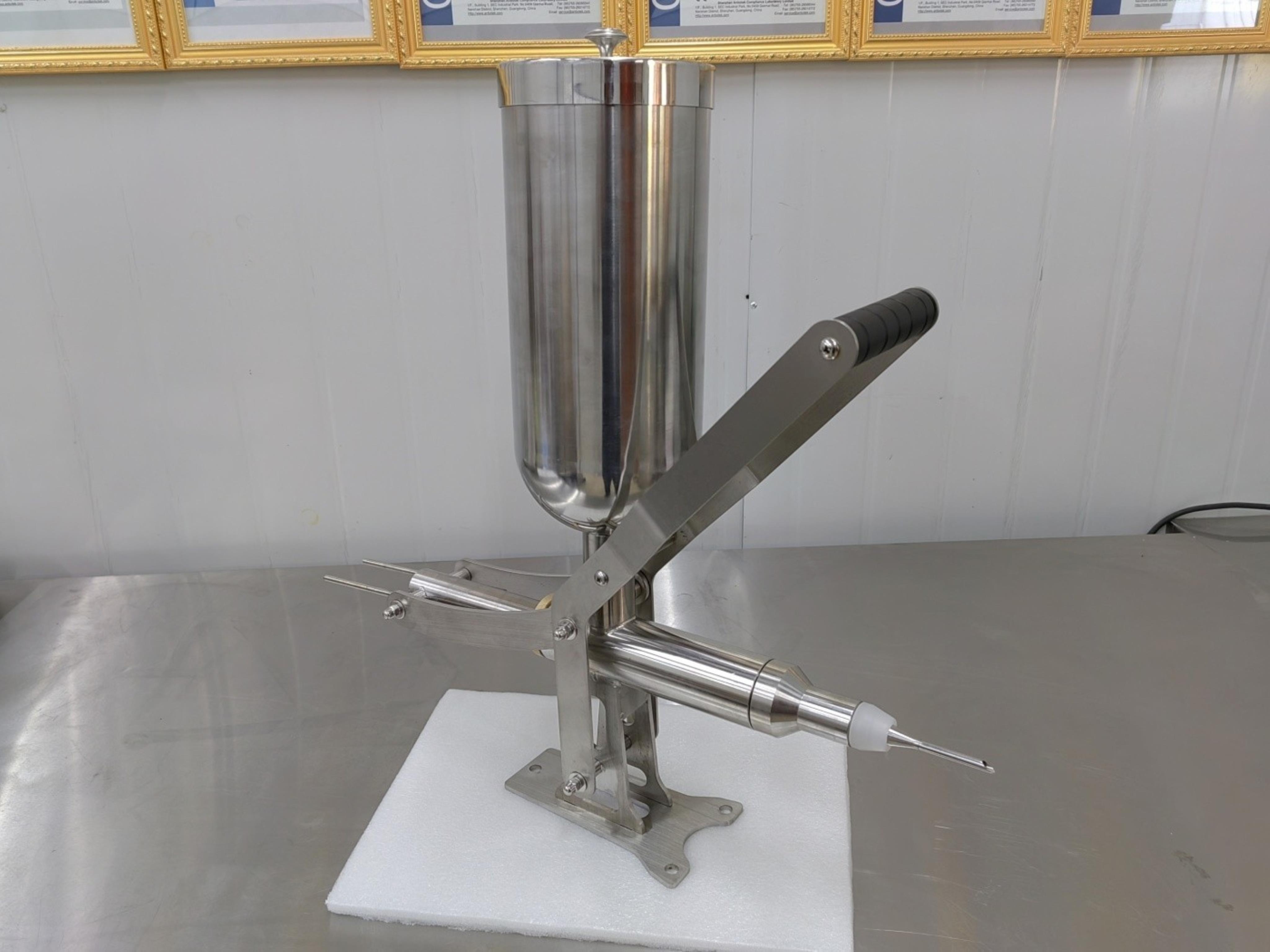 5L Manual Jam Cream Injection Machine Sausage Filler Full SS304