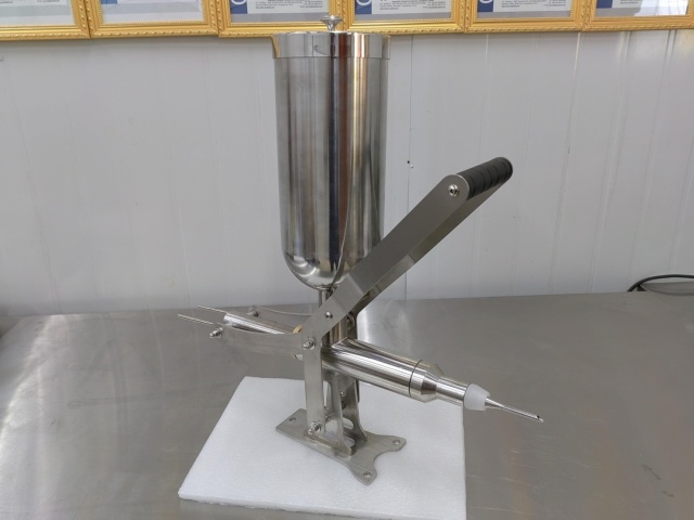 5L Manual Jam Cream Injection Machine Sausage Filler Full SS304