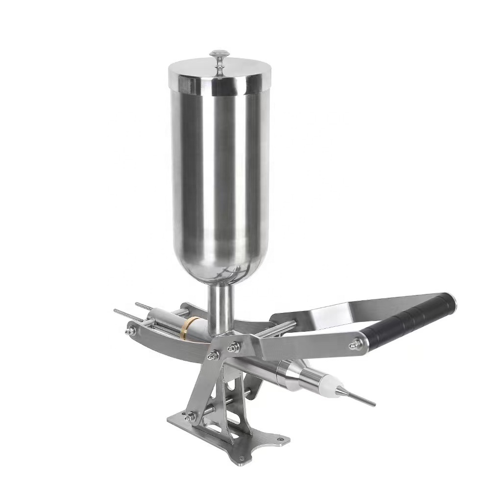 5L Manual Jam Cream Injection Machine Sausage Filler Full SS304