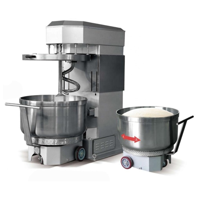 Electric Heavy Duty Commercial 100KG 260L Tilying Spiral Mixer