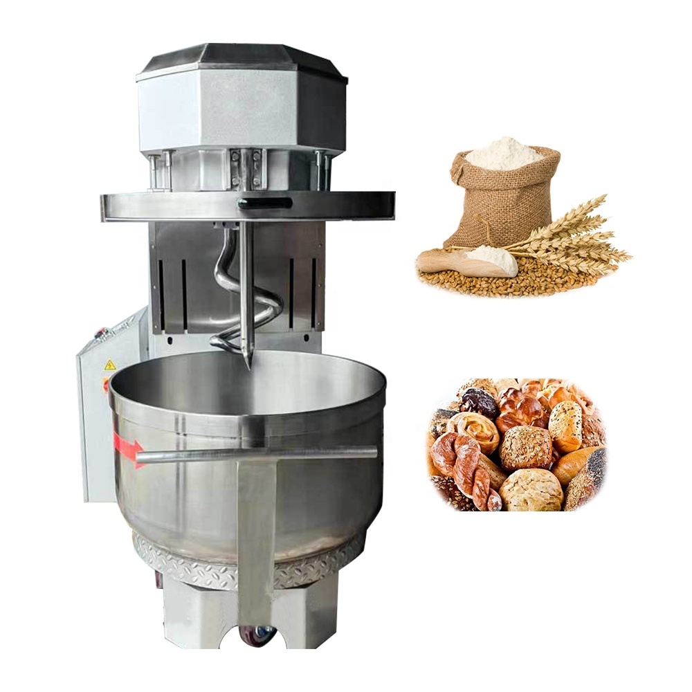 Electric Heavy Duty Commercial 100KG 260L Tilying Spiral Mixer