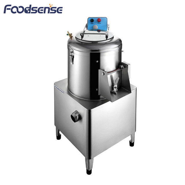 Commercial automatic potato peeler - vertical model, 10KG capacity