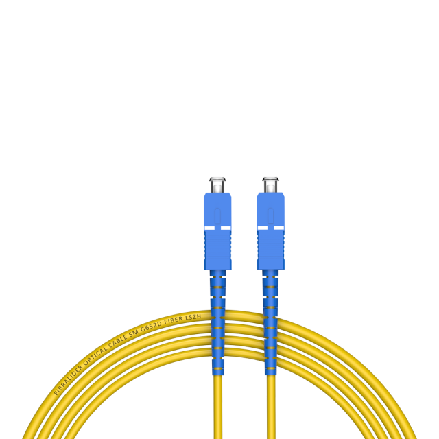 Patchcord de fibra óptica de modo único SC/UPC-SC/UPC G652D/G657A2 Core LSZH SM Cabos de patch cord de fibra óptica