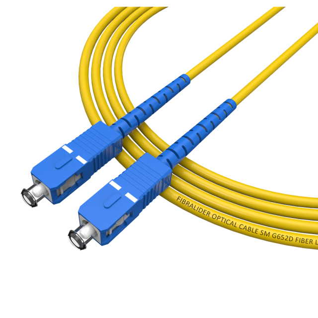 Patchcord de fibra óptica de modo único SC/UPC-SC/UPC G652D/G657A2 Core LSZH SM Cabos de patch cord de fibra óptica