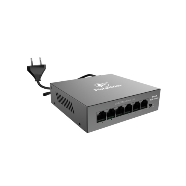 POE коммутатор 4Ports POE+2Ports Uplink внутренний блок питания 10/100Mbps CCTV Fast Ethernet POE коммутаторы