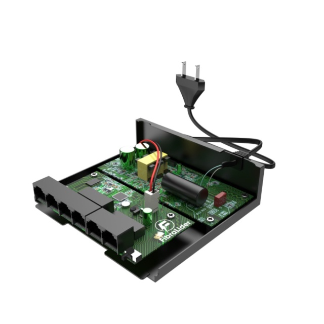 POE коммутатор 4Ports POE+2Ports Uplink внутренний блок питания 10/100Mbps CCTV Fast Ethernet POE коммутаторы