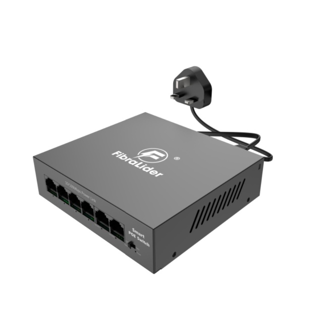 POE коммутатор 4Ports POE+2Ports Uplink внутренний блок питания 10/100Mbps CCTV Fast Ethernet POE коммутаторы