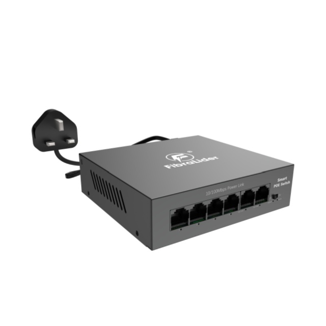 POE коммутатор 4Ports POE+2Ports Uplink внутренний блок питания 10/100Mbps CCTV Fast Ethernet POE коммутаторы