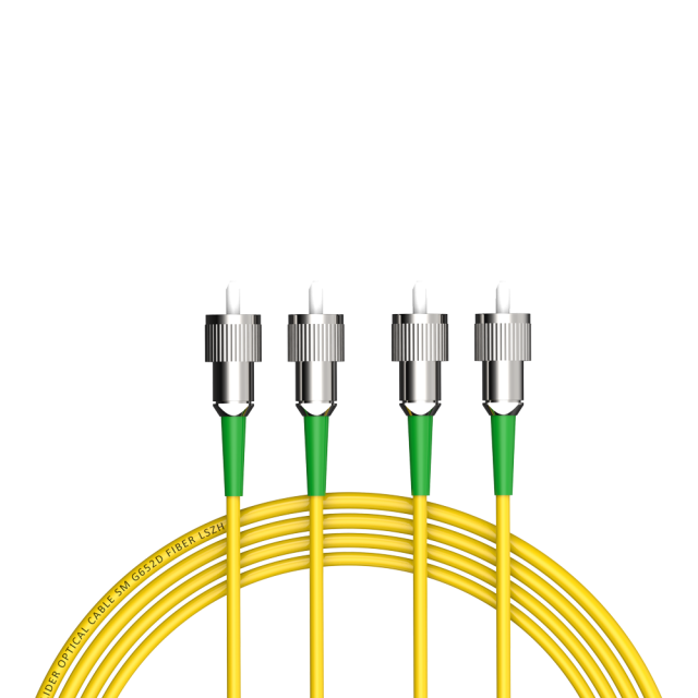 FC/APC-FC/APC单模双纤G652D/G657A2纤芯低烟无卤光纤跳线