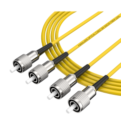 FC/UPC-FC/UPC单模双纤G652D/G657A2纤芯低烟无卤光纤跳线