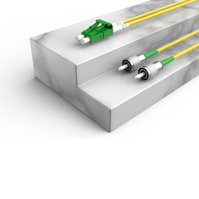 Fiber Optic Patchcord LC/APC-FC/APC Duplex Single Mode G652D/G657A2 Core LSZH SM Fiber Optical Patch Cord Cables