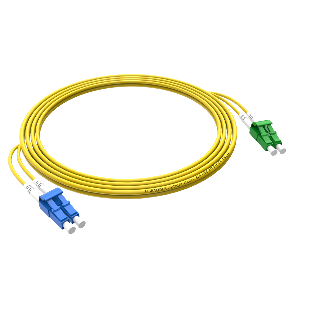 Fiber Optic Patchcord LC/APC-LC/UPC Duplex Single Mode G652D/G657A2 Core LSZH SM Fiber Optical Patch Cord Cables