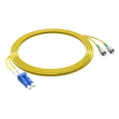 Волоконно-оптический патч-корд LC/UPC-FC/APC дуплексный однорежимный G652D/G657A2 ядро LSZH SM волоконно-оптический патч-корд кабели