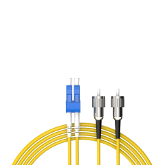 Fiber Optic Patchcord LC/UPC-FC/UPC Duplex Single Mode G652D/G657A2 Core LSZH SM Fiber Optical Patch Cord Cables