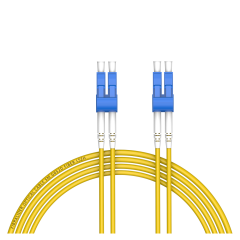 Волоконно-оптический патч-корд LC/UPC-LC/UPC  дуплексный однорежимный G652D/G657A2 ядро LSZH SM волоконно-оптический патч-корд кабели
