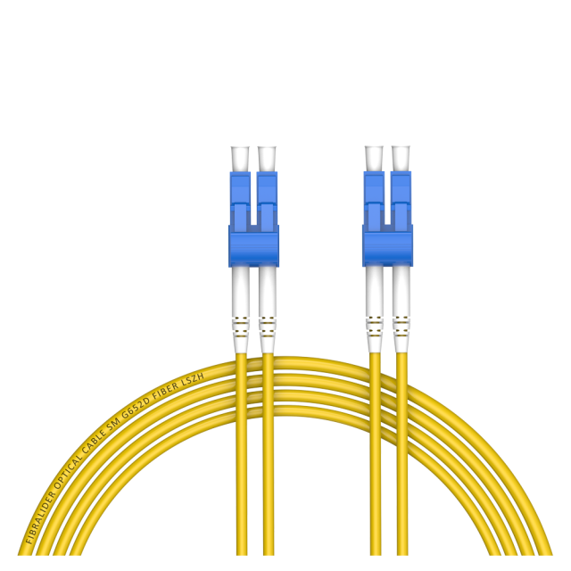 Волоконно-оптический патч-корд LC/UPC-LC/UPC  дуплексный однорежимный G652D/G657A2 ядро LSZH SM волоконно-оптический патч-корд кабели