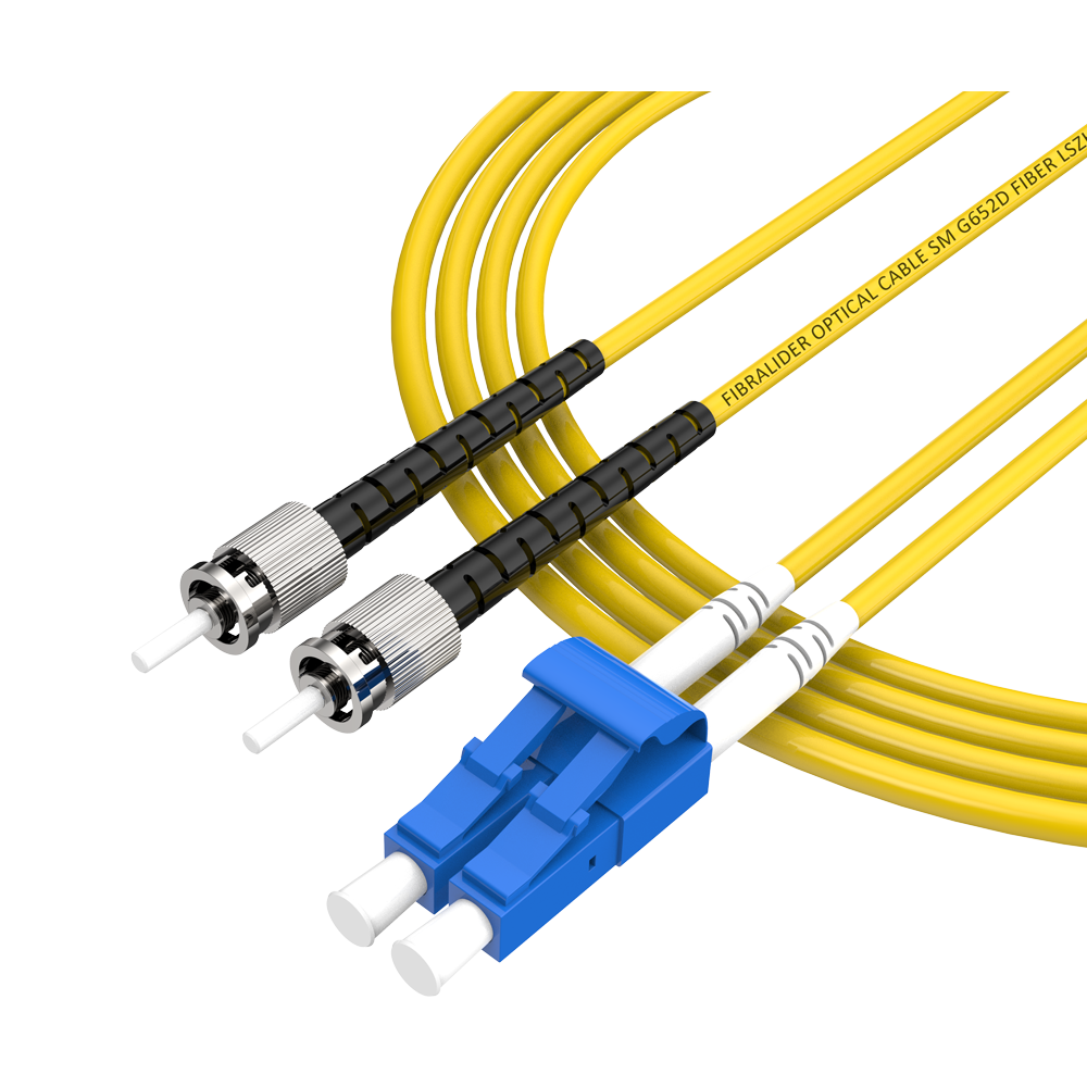 Fiber Optic Patchcord LC/UPC-ST/UPC Duplex Single Mode G652D/G657A2 Core LSZH SM Fiber Optical Patch Cord Cables