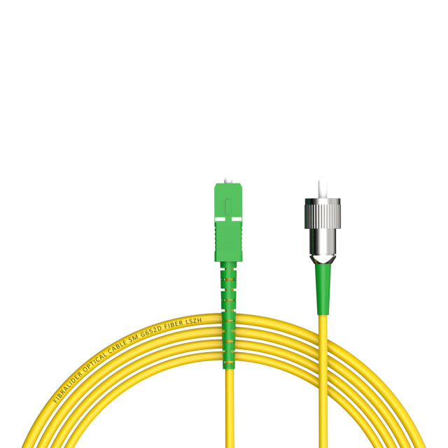 单模单纤SC/APC-FC/APC G652D/G657A2纤芯低烟无卤光纤跳线