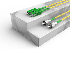 Волоконно-оптический патч-корд SC/APC-FC/APC дуплексный однорежимный G652D/G657A2 ядро LSZH SM волоконно-оптический патч-корд кабели