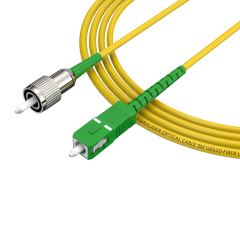 单模单纤SC/APC-FC/APC G652D/G657A2纤芯低烟无卤光纤跳线