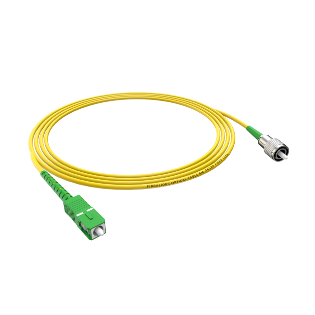 单模单纤SC/APC-FC/APC G652D/G657A2纤芯低烟无卤光纤跳线