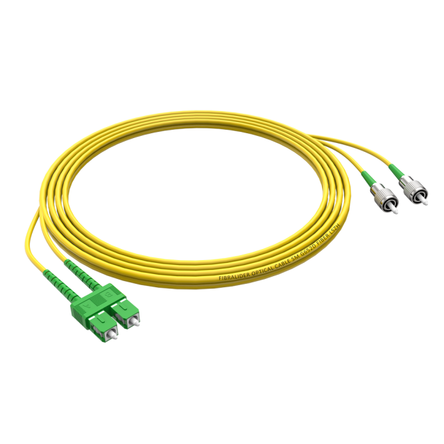 Волоконно-оптический патч-корд SC/APC-FC/APC дуплексный однорежимный G652D/G657A2 ядро LSZH SM волоконно-оптический патч-корд кабели