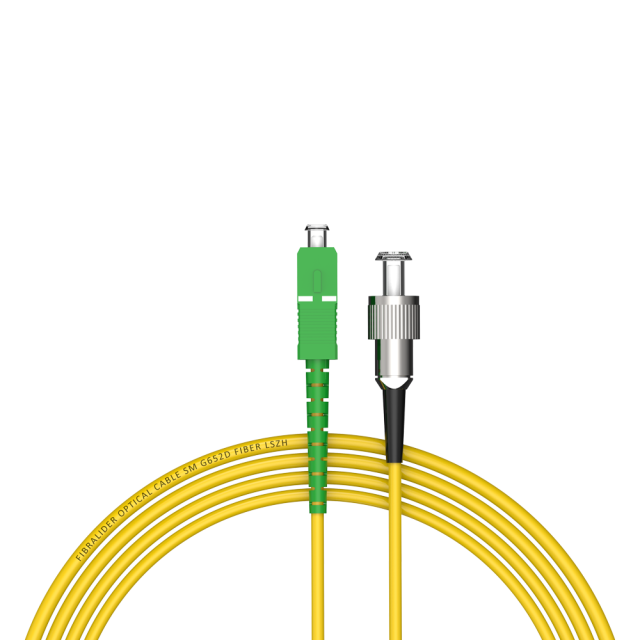 单模单纤SC/APC-FC/UPC G652D/G657A2纤芯低烟无卤光纤跳线
