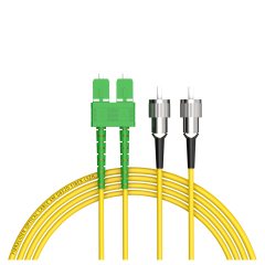 SC/APC-FC/UPC单模双纤G652D/G657A2纤芯低烟无卤光纤跳线