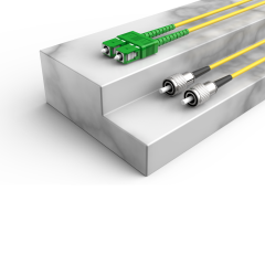 SC/APC-FC/UPC单模双纤G652D/G657A2纤芯低烟无卤光纤跳线