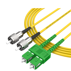 SC/APC-FC/UPC单模双纤G652D/G657A2纤芯低烟无卤光纤跳线