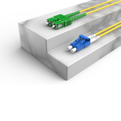 Fibra Óptica Patchcord SC/APC-LC/UPC Duplex Single Mode G652D/G657A2 Core LSZH SM Cables de fibra óptica Patch Cord